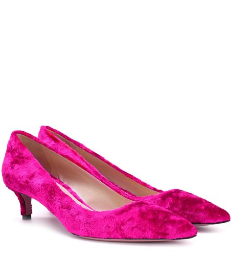 Velvet Pumps By Prada 